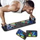 Дошка Упори для віджимань від підлоги Push Up Rack Board JT 006 Чорний з різними квітами (BDP048) - зображення 1