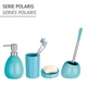 Стакан для зубных щеток Wenko Polaris Pastel Blue, d7x11 см голубой (22418100) - изображение 4