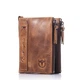 Кожаный мужской кошелек- портмоне "BULLCAPTAIN" QB06 BROWN Genuine Leather - изображение 5