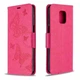 Чехол-книжка с рисунком UniCase Butterfly Pattern для Xiaomi Redmi Note 9 Pro Max / Note 9 Pro / Note 9s - Rose - изображение 6