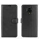 Класичний чохол-книжка Deexe Book Type для Xiaomi Redmi Note 9 Pro / Note 9 Pro Max / Note 9s - Black - зображення 2
