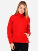 Толстовка на молнии утепленная на флисе без капюшона женская Sol's North Women 54500145 S Красная (3660734011481) - изображение 1