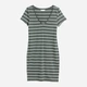 Сукня-футболка коротка літня жіноча H&M 0525352_пол_01 XS Сіра з синім (KAY2000000876320) - зображення 1