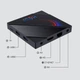 H96 MAX H616 4/64 Гб Android 10 Smart TV Box ТВ приставка (666-1) - зображення 5
