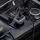FM трансмітер BOROFONE BC38 автомоібльний модулятор 2хUSB/1хType-C, TF/U Disk, 20W/3A, QC/PD Чорний (10429) - изображение 5