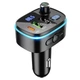 Автомобильный FM-трансмиттер модулятор Hoco E62 |2USB/1Type-C, TF/U Disk, 20W/3A, QC/PD| Bluetooth MP3 c функцией быстрой зарядки устройств Quick Charge 3.0 (E62) - изображение 1