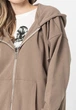 Толстовка ONLY ONLWANTED LT L/S ZIP SWEAT HOODIE SWT L Коричневий 15244836-Atmosphere - зображення 4