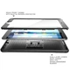 Противоударный чехол с защитой экрана SUPCASE UB Pro Full Body Rugged Case for iPad 9.7 (2017/2018) - Black - изображение 4
