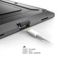 Противоударный чехол с защитой экрана SUPCASE UB Pro Full Body Rugged Case for iPad 9.7 (2017/2018) - Black - изображение 5