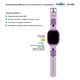 Смарт-часы Amigo GO005 4G WIFI Kids waterproof Thermometer Purple (747019) - изображение 7