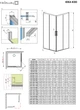 Душевая кабина RADAWAY Idea KDD 90x90 без поддона (387060-01-01L, 387060-01-01R) - изображение 11