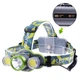 Ліхтар налобний 2133-T6+2COB, ЗУ micro USB, 2х18650/3xAA, індикація заряду, signal light - зображення 1