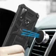 Чехол Military Shield для Motorola Moto E7i / E7 Power / E7i Power бампер противоударный с подставкой Black - изображение 2