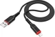 Интерфейсный кабель Hoco X59 2.4A USB - Lightning (iPhone 5 6 7 iPad) 1m Black (25117) - изображение 2