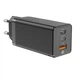‚Швидкий зарядний пристрій Baseus GaN Mini Quick Travel Charger 65W 2 Type-C + USB Type A PD 3.0 QC4.0 CCGAN-B01 black - зображення 3