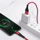 Кабель Type-C "Hoco X38" Data cable, провод USB Type C - красного цвета(VS7004842) - изображение 3