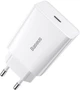 Сетевое зарядное утройство Baseus Speed Mini Quick Charger 1C 20W EU White (CCFS-SN02) - изображение 3