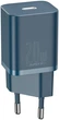 Ładowarka sieciowa Baseus Super Si Quick Charger 1C 20W EU Sets Blue (z kablem) (TZCCSUP-B03) - obraz 3