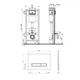 Комплект: Qtap Nest ST Інсталяція для унітазу 4 в 1 (Клавіша змиву 175х245х4 мм, Glass Black, лінійна) - изображение 2