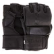 Перчатки для смешанных единоборств кожаные MMA Zelart Black Edition Heroe 3098 размер XL Black - изображение 4