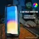 Портативная беспроводная Bluetooth колонка WEKOME D31 Speaker with RGB light |8W, BT5.0, TF/USB/AUX, 3-8h| со светомузыкой Black (D31) - изображение 5