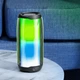 Портативная беспроводная Bluetooth колонка WEKOME D31 Speaker with RGB light |8W, BT5.0, TF/USB/AUX, 3-8h| со светомузыкой Black (D31) - изображение 7