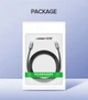 Kabel Ugreen US161 USB Type-C Male to USB Type-C 60W (3A) Male Cable Nickel Plating Aluminum Shell 3A 1.5 m Gray (50751) - obraz 6