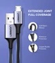 Кабель Ugreen US290 USB 2.0 to Micro Cable Nickel Plating Aluminum Braid 2A 0.25 м Black (60144) - зображення 2