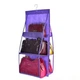 Органайзер для сумок подвесной Hanging Purse Organizer 35 х 90 см Фиолетовый - изображение 1