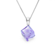 Срібний комплект Spark зі Swarovski Cube WKJ48418V - изображение 2