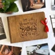 Дерев'яний фотоальбом на подарунок на день народження "Happy Birthday to you" | Фотоальбом із дерева KUBYCH - зображення 1