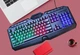 Дротова ігрова USB клавіатура c RGB підсвічуванням JEDEL K504 Мультимедійна Black - зображення 1