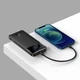 Павербанк Baseus 10000 mAh 20W 3A Power Bank Bipow Digital Display Швидка зарядка Quick Charge 3.0+PD3.0 2USB/1Type-C Black (PPDML-L01) - зображення 7