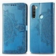 Чехол Vintage для Xiaomi Redmi Note 8T книжка кожа PU голубой - изображение 7