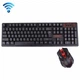 Компьютерная беспроводная клавиатура и мышь KEYBOARD HK-6500 ART 3254 Black - изображение 2