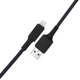 Кабель USB EVOC Fancy Lightning 2A/1m Black - изображение 1