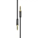 Кабель AUX EVOC TPE 3.5mm/1m (A2) Black - изображение 1