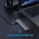 USB-хаб UGREEN CM136 5-in-1 USB Type-C to HDMI + 3xUSB 3.0 + PD Power Converter Space Gray (50209) - изображение 4