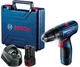 Ударний дриль-шурупокрут Bosch Professional GSB 120-Li + 2 акб GBA 12V 2.0Ah + валіза (06019G8100) - зображення 1