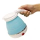 Універсальний силіконовий електричний складний чайник Kettle Foldable БЛАКИТНИЙ - зображення 2
