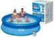 Бассейн семейный надувной, Intex, круглый открытый для улицы, Easy Set Pool 28122 р.305 * 76см с фильтром - изображение 1