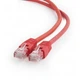 Патч-корд 0.25м UTP cat 6 CCA red Cablexpert (PP6U-0.25M/R) - изображение 2