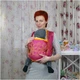 Слінг-шарф HOPPEDIZ Marrakesh Fuchsia (4,6 м) - зображення 5