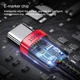USB кабель Type-c на Type-c BASEUS Flash charge cafule|2M, PD2.0 100W, (20V 5A)|. Black-Red - изображение 2