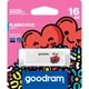 USB флеш накопитель Goodram 16GB UME2 Valentine White USB 2.0 (UME2-0160W0R11-V) - изображение 2