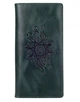 Кожаный бумажник Hi Art Mehendi Classic WP-02-C19-5406-T006 Зелёный - изображение 1