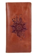 Шкіряний гаманець Hi Art WP-02 Mehendi Classic рудий-Рудий - зображення 1