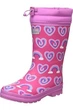 Гумові сапоги Hatley утеплені Twisty Rainbow Hearts 3 малиновий 34 (F21TRK1569) - зображення 3
