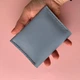 Шкіряний гаманець mini Блакитний - зображення 3