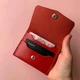 Шкіряний гаманець mini Червоний - зображення 2